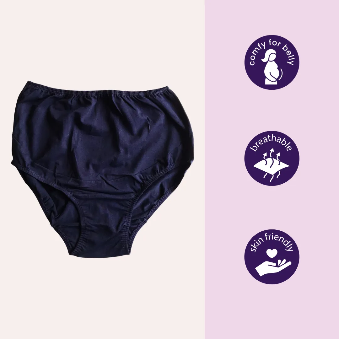 Maternity Belly Panel Panty | High Waist Full Coverage | Full Belly Support | Recommended For 3rd Trimester - Image 8