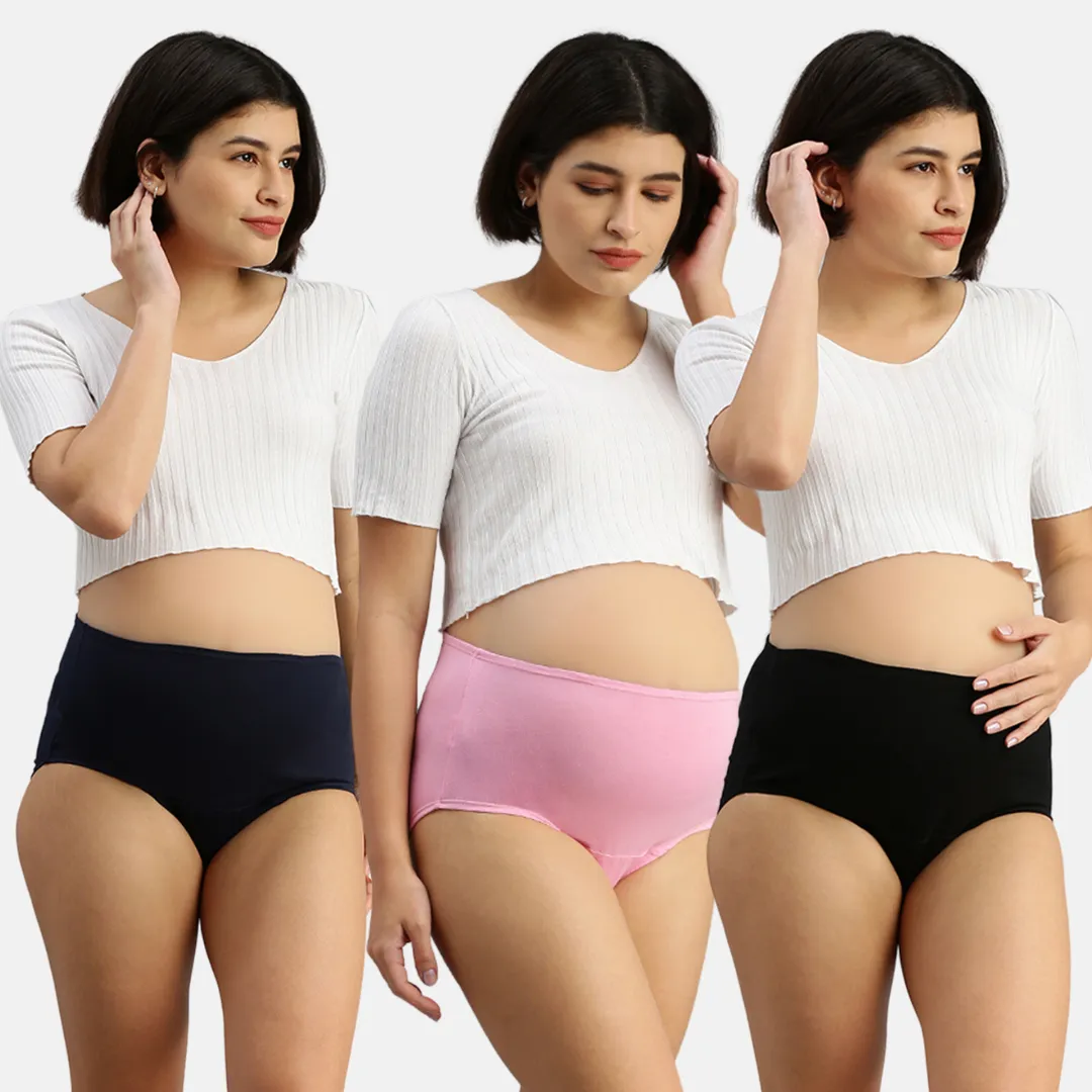 Maternity Panty | High Waist | Full Hip Coverage | 3-Pack - Image 10