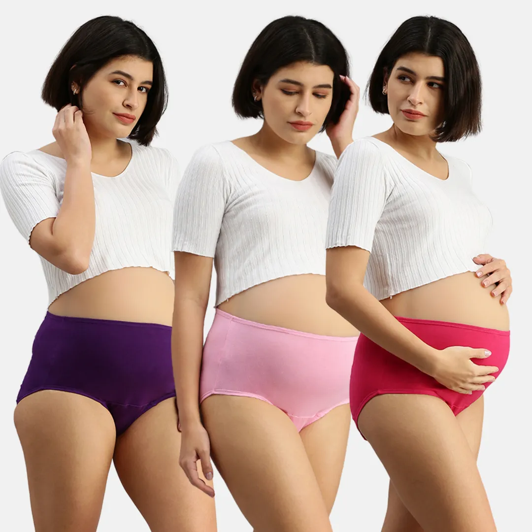 Maternity Panty | High Waist | Full Hip Coverage | 3-Pack - Image 11