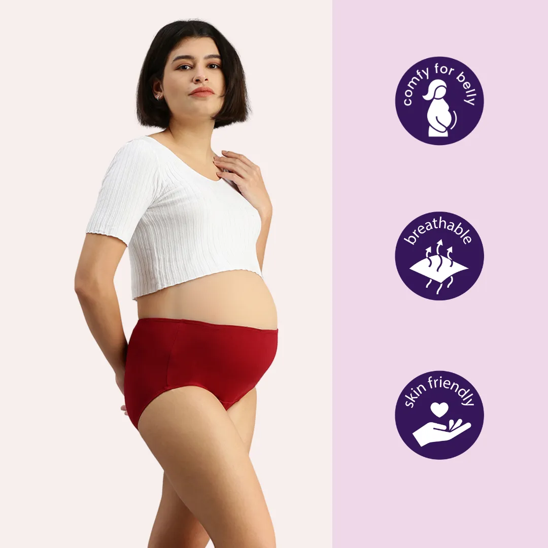 Maternity Panty | High Waist | Full Hip Coverage | 3-Pack - Image 6