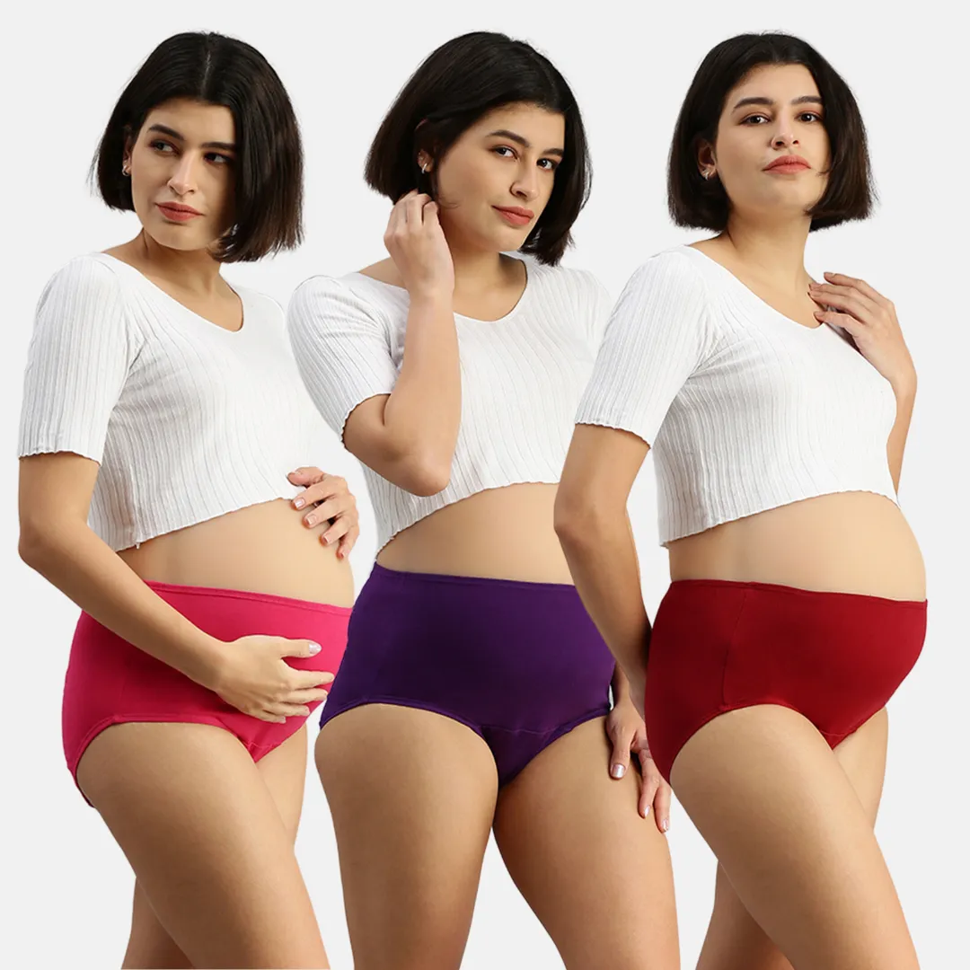 Maternity Panty | High Waist | Full Hip Coverage | 3-Pack - Image 8