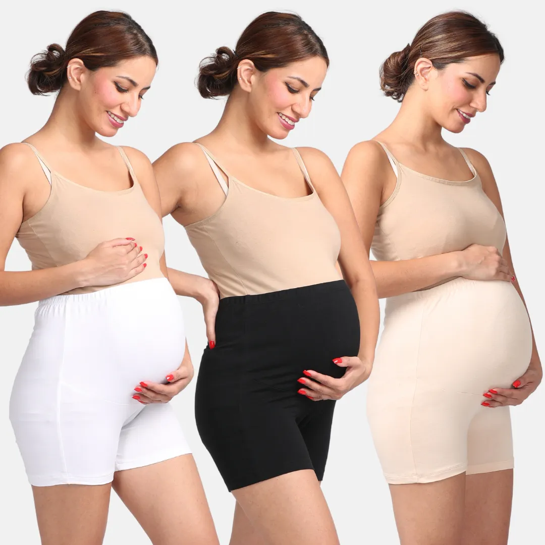 Maternity Undershorts | Bump Support & Anti-Chafing | 3-Pack - Image 10