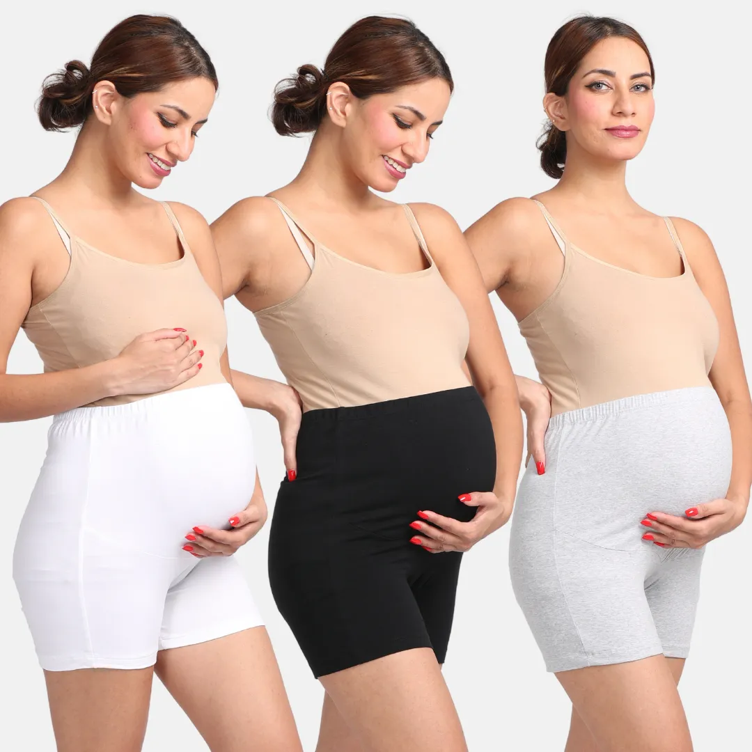 Maternity Undershorts | Bump Support & Anti-Chafing | 3-Pack - Image 8