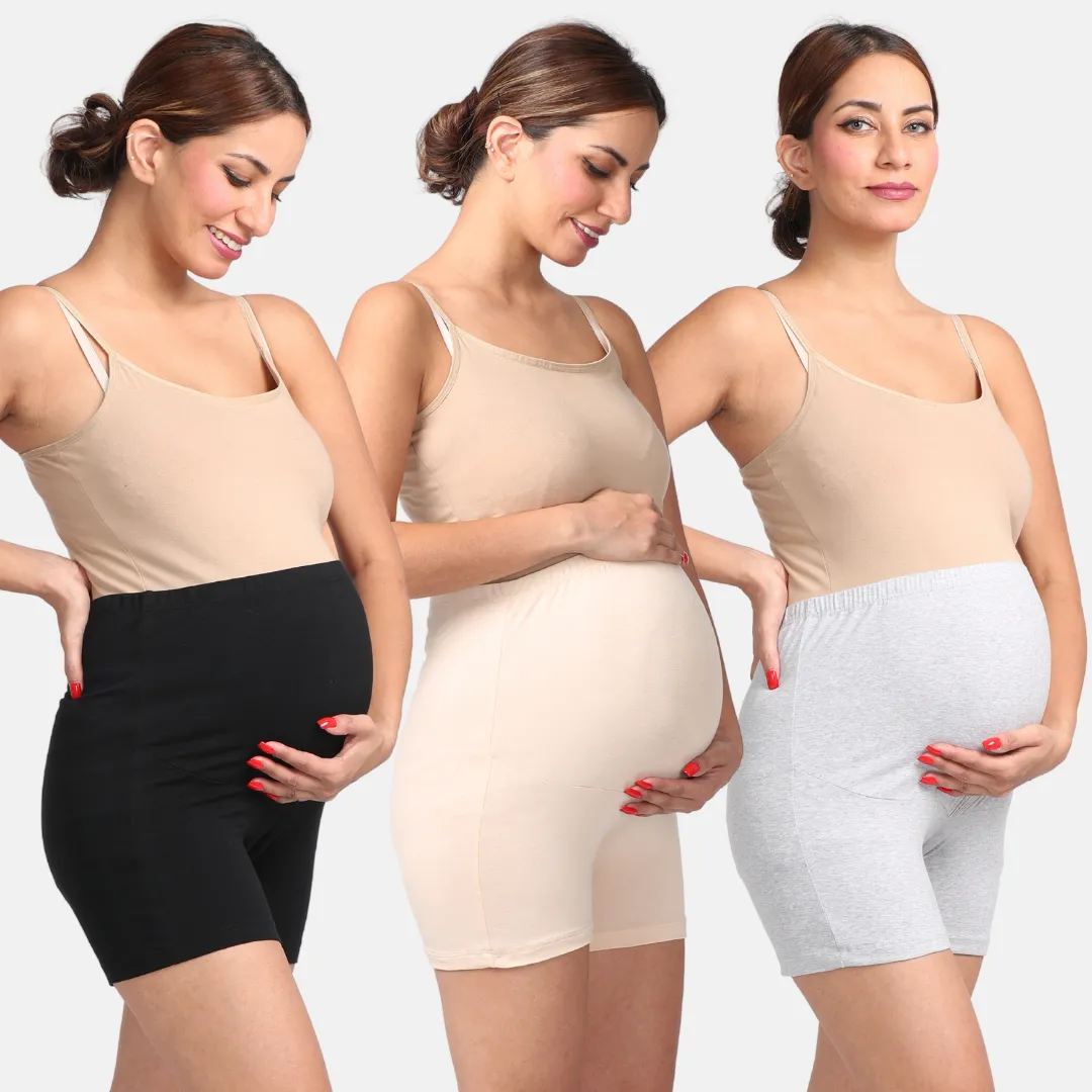 Maternity Undershorts | Bump Support & Anti-Chafing | 3-Pack - Image 9