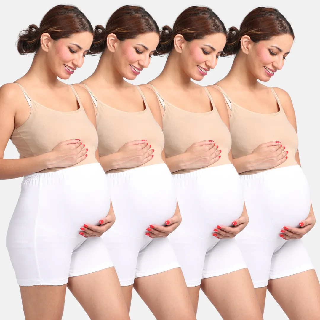 Maternity Undershorts | Mid Thigh Length | Chafe Free | 4-Pack - Image 9