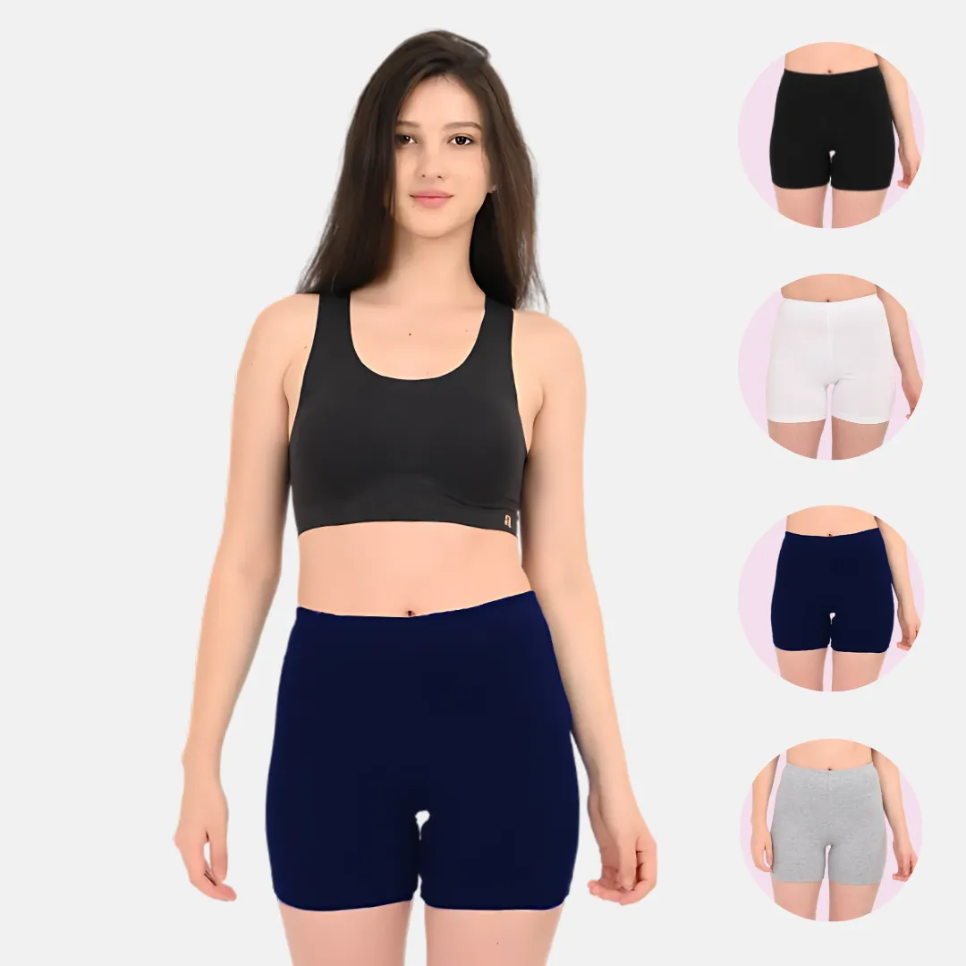 Undershorts | Full Hip Coverage | Prevents Inner Thigh Chafing | 4 Pack - Image 11
