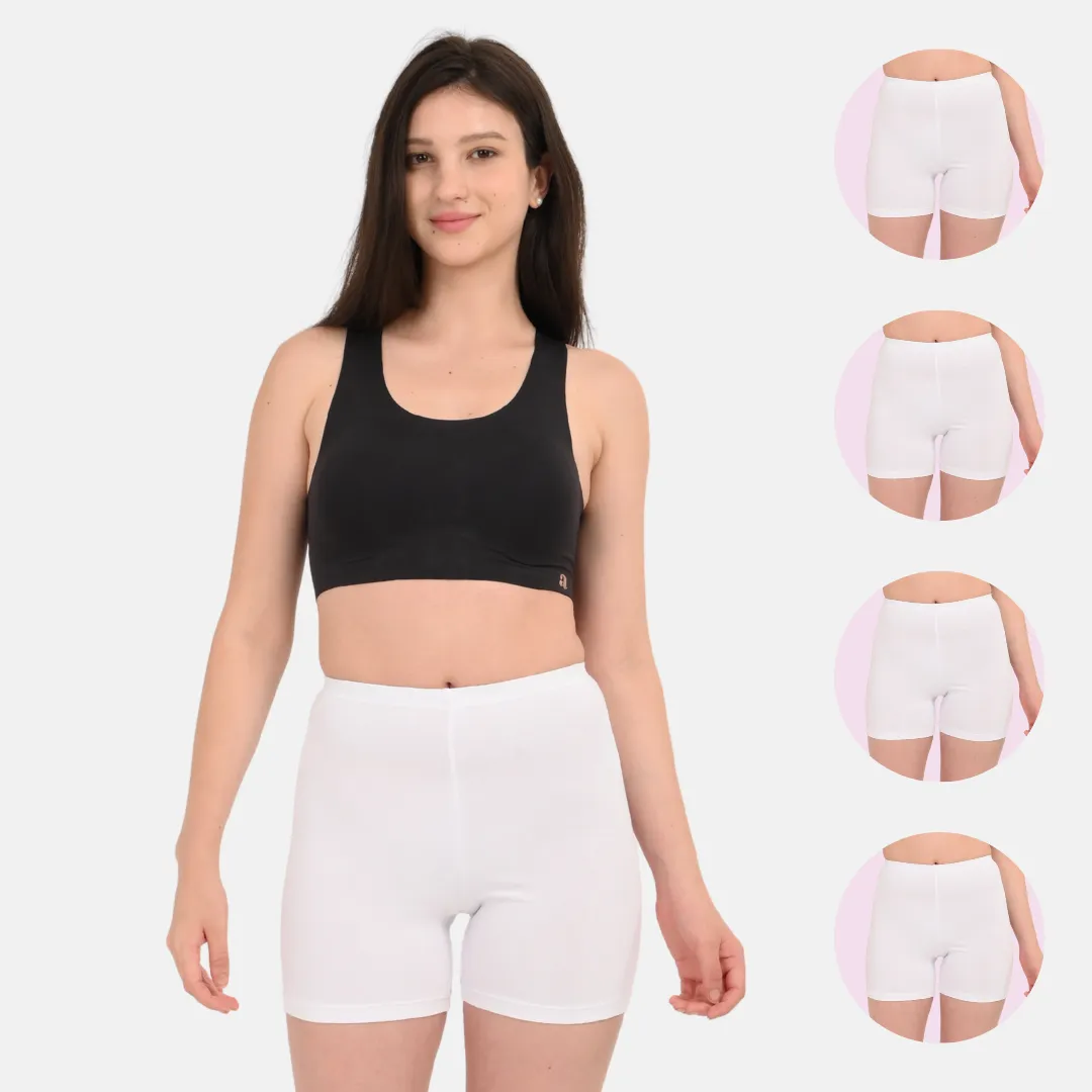 Undershorts | Full Hip Coverage | Prevents Inner Thigh Chafing | 4 Pack - Image 13