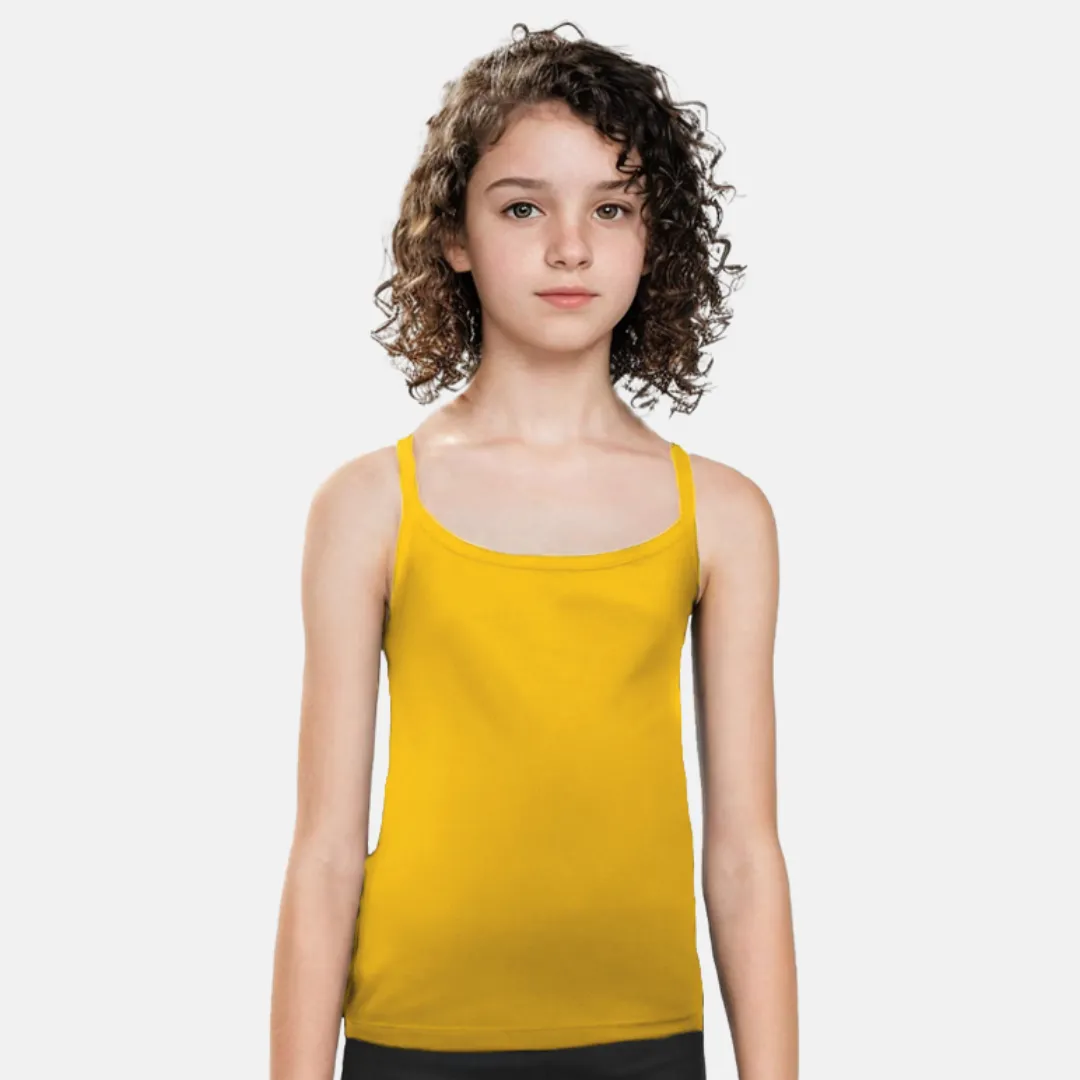 Padded Tank Top For Teens | Flat Padding Covers Nipple Buds | Perfect To Wear Under School Uniform (Copy) - Image 18