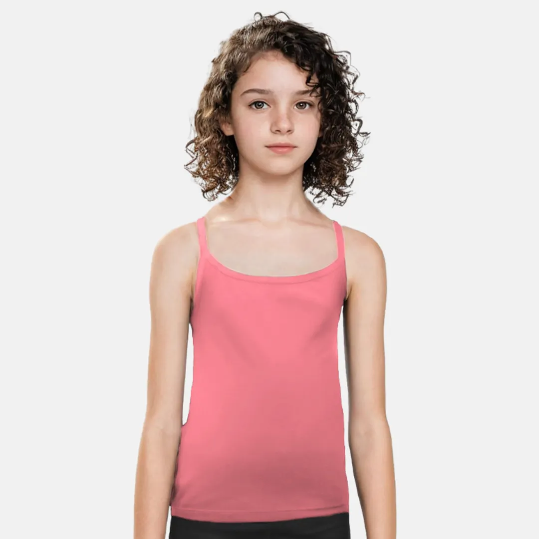 Padded Tank Top For Teens | Flat Padding Covers Nipple Buds | Perfect To Wear Under School Uniform (Copy) - Image 11