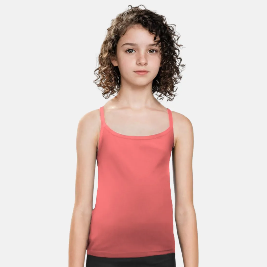 Padded Tank Top For Teens | Flat Padding Covers Nipple Buds | Perfect To Wear Under School Uniform (Copy) - Image 13