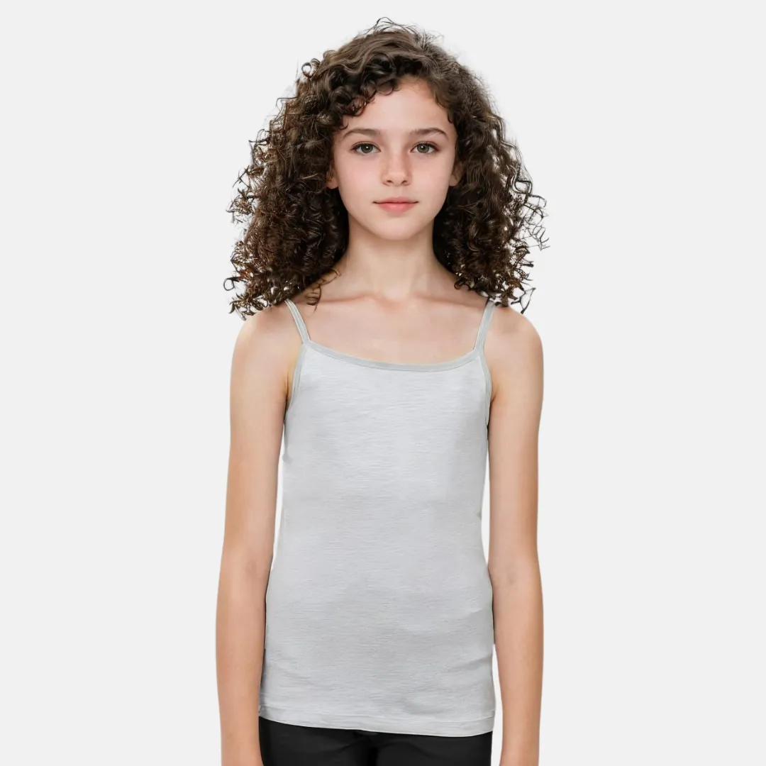 Padded Tank Top For Teens | Flat Padding Covers Nipple Buds | Perfect To Wear Under School Uniform (Copy) - Image 17