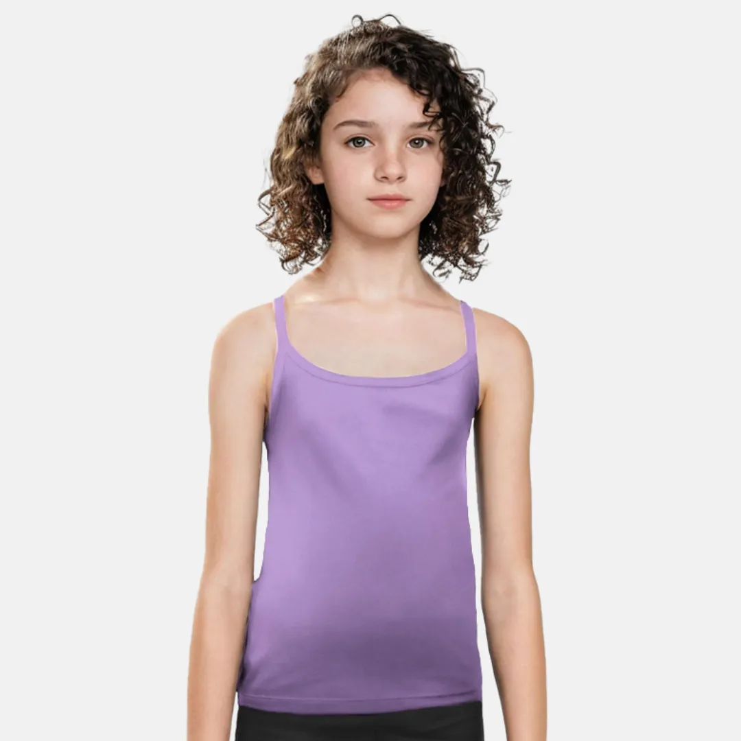 Padded Tank Top For Teens | Flat Padding Covers Nipple Buds | Perfect To Wear Under School Uniform (Copy)