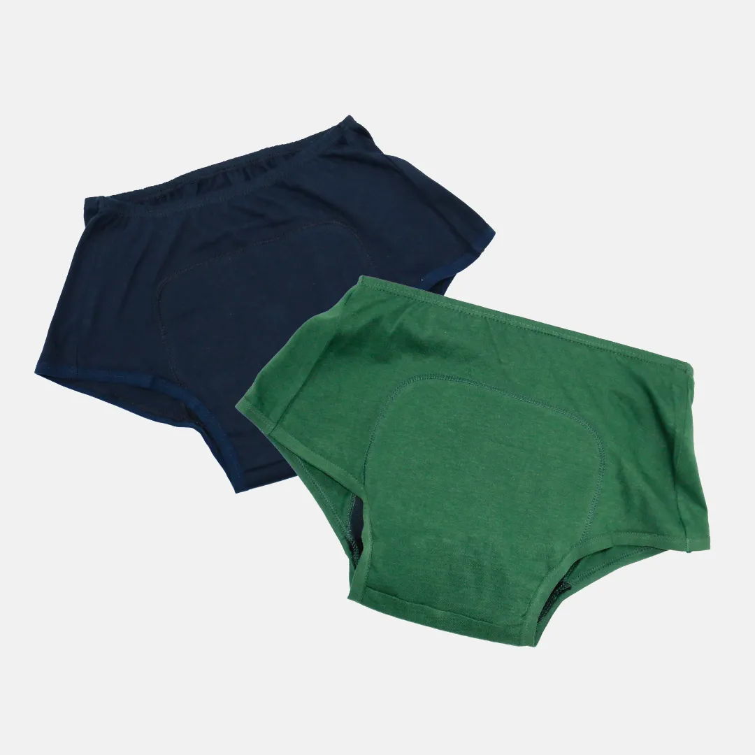 Heavy Flow Period Panties For Beginners | Boxer Fit For Heavy Flow | Prevents Front, Back & Inner Thigh Stains | 2 Pack - Image 16