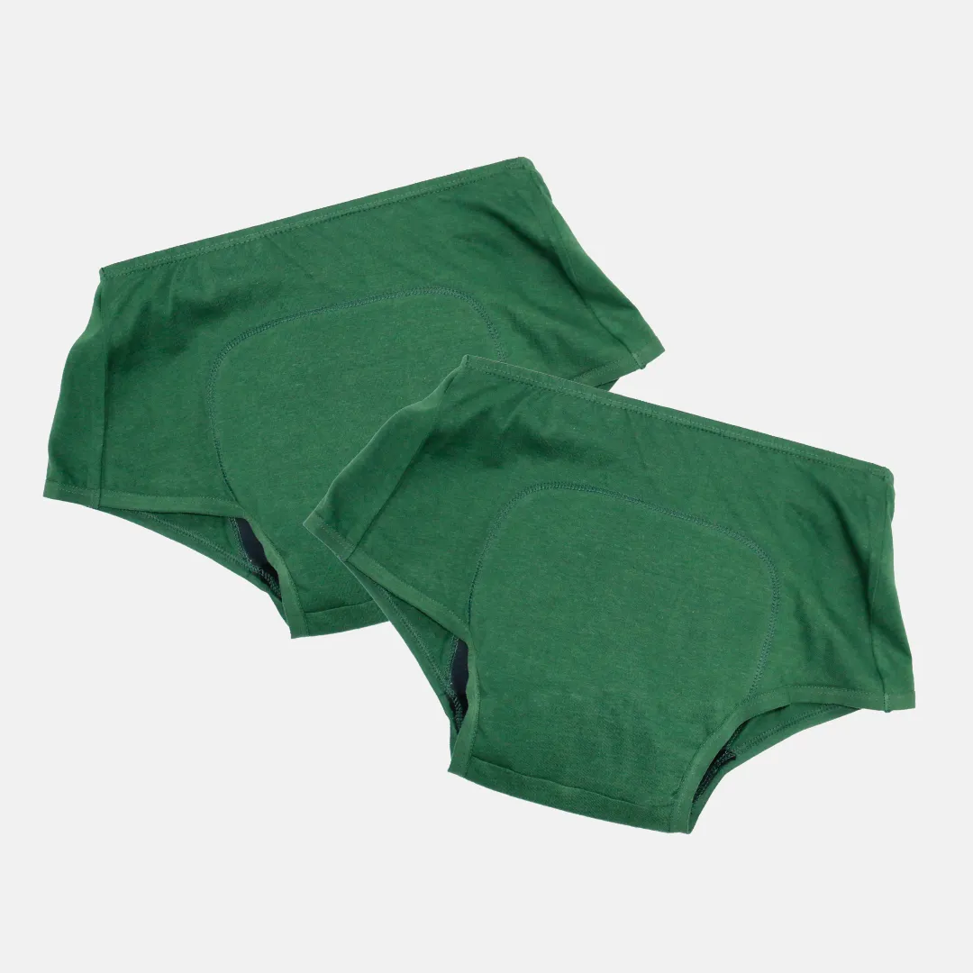 Heavy Flow Period Panties For Beginners | Boxer Fit For Heavy Flow | Prevents Front, Back & Inner Thigh Stains | 2 Pack - Image 19