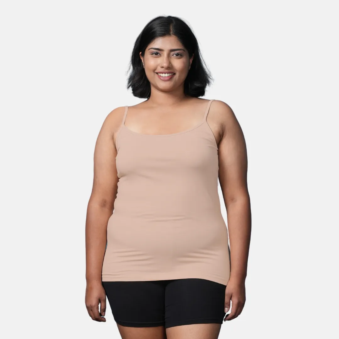 Plus Size Camisole | Soft Adjustable Shoulder Elastic | Offers Full Coverage - Image 8