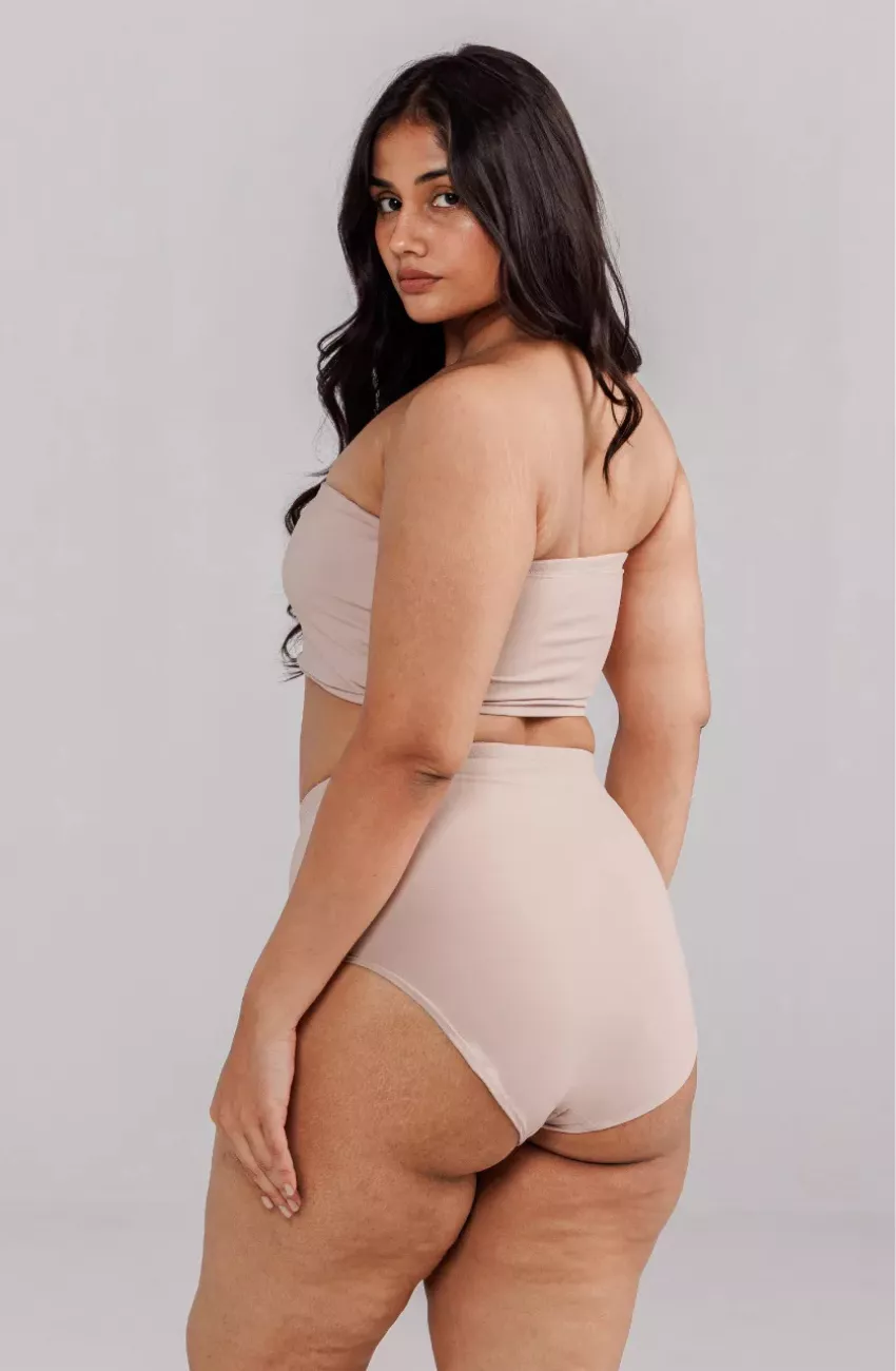 Plus Size Tummy Tucker Briefs | High Waist | Firms Skin | Reduces Signs Of Cellulite | Scientifically Proven By Emana® - Image 2