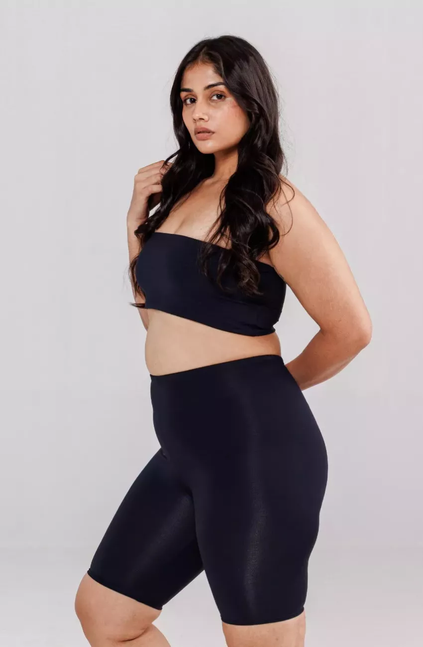 Plus Size Tummy Tucker Shorts | High Waist | Reduces Signs of Cellulite | Made with Emana® Yarn - Image 8