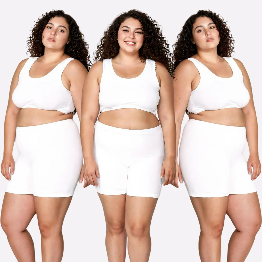 Plus Size Undershorts | High Waist | Full Coverage | Thigh Length | Chafe Free & Itch Free | Pack Of 3 - Image 10