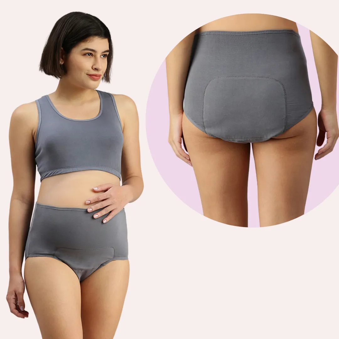 Maternity Panty After Delivery | Leakproof | Full Hip Coverage - Image 4