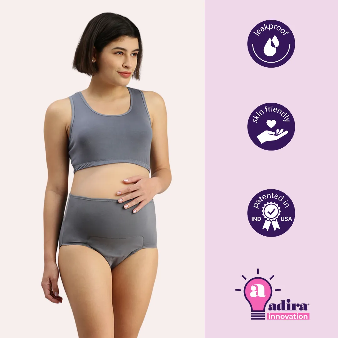 Maternity Panty After Delivery | Leakproof | Full Hip Coverage - Image 6