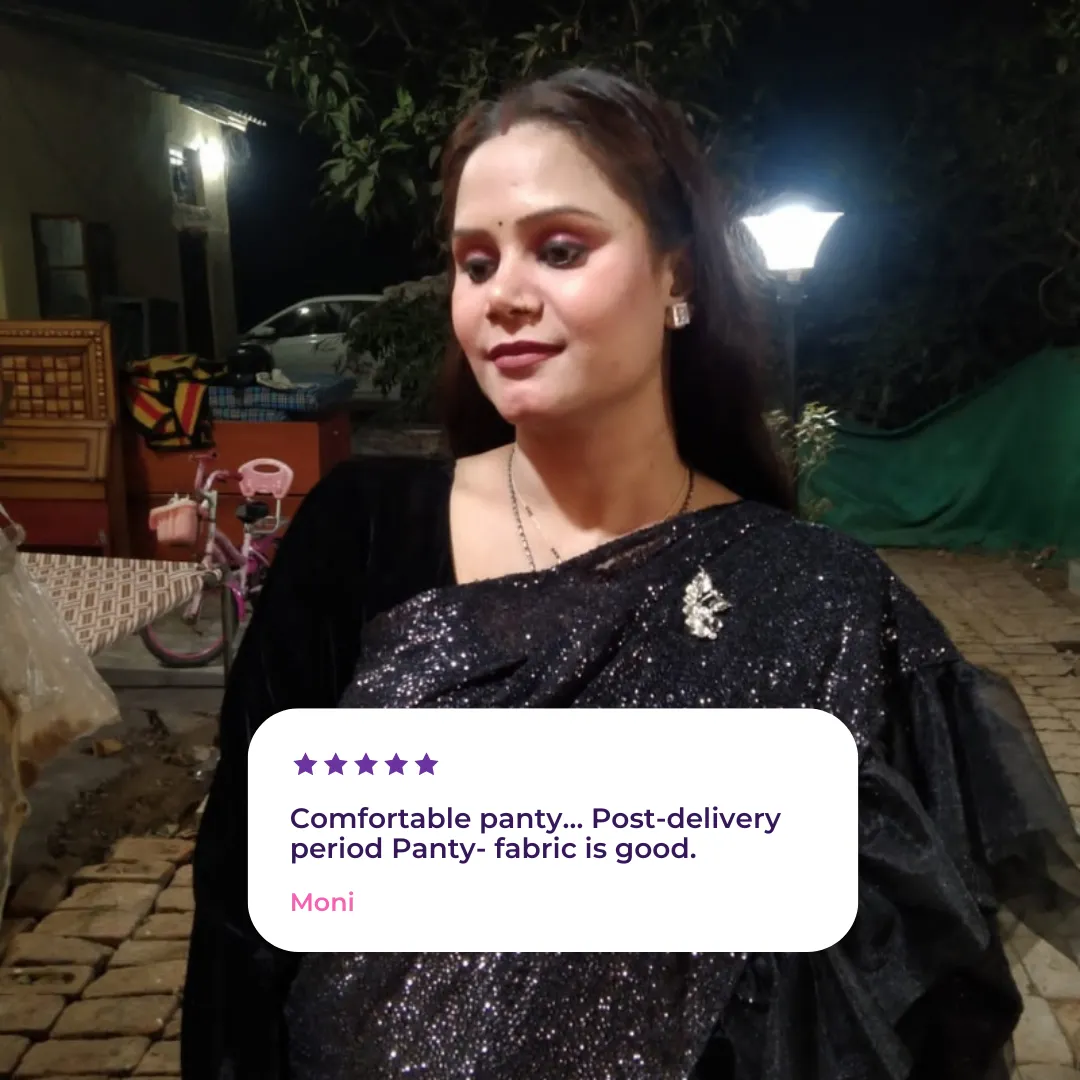 Maternity Panty After Delivery | Leakproof | Full Hip Coverage - Image 8