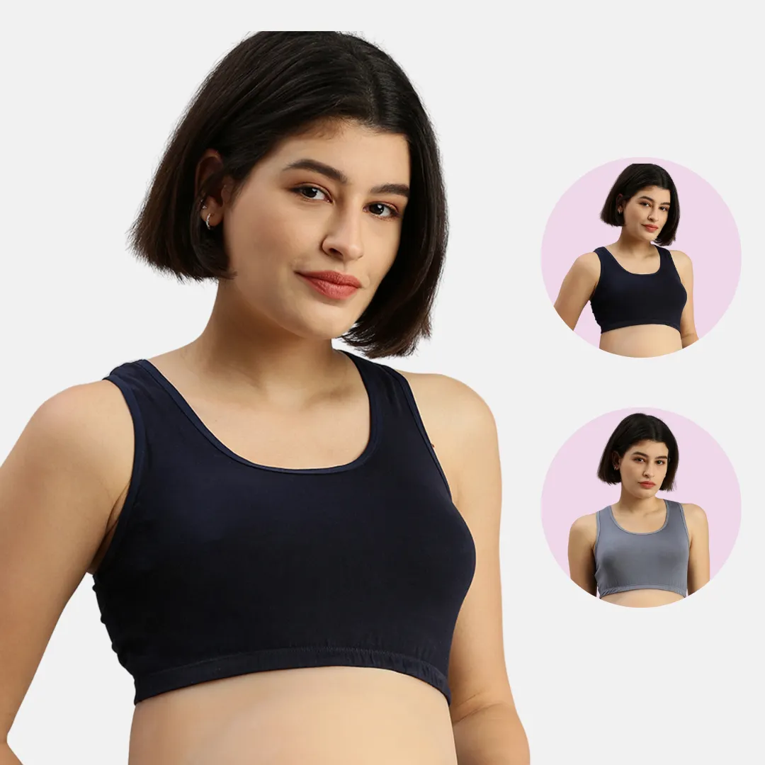 Maternity Bra | Wide Fabric Shoulder | Comfy Neck Design | 2-Pack - Image 8