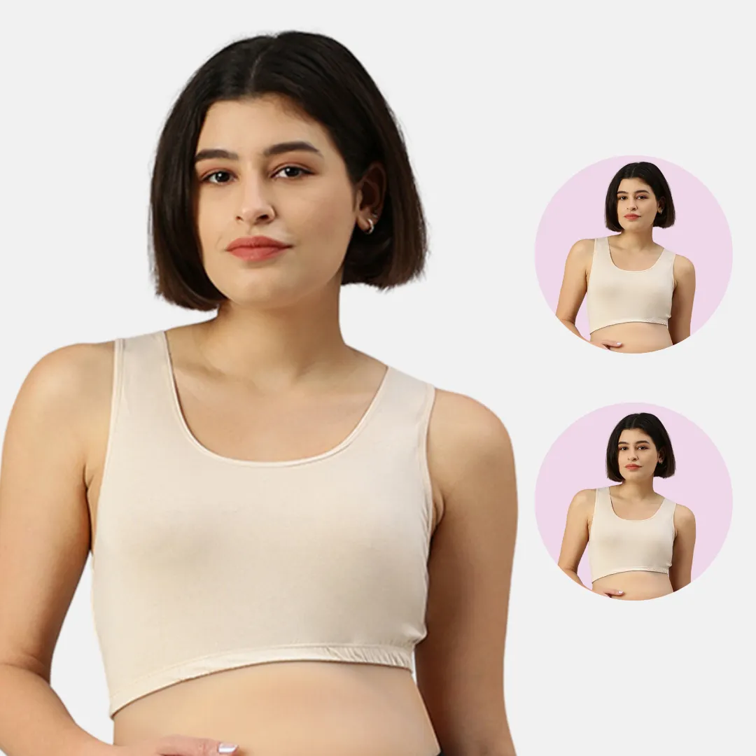 Maternity Bra | Wide Fabric Shoulder | Comfy Neck Design | 2-Pack - Image 9
