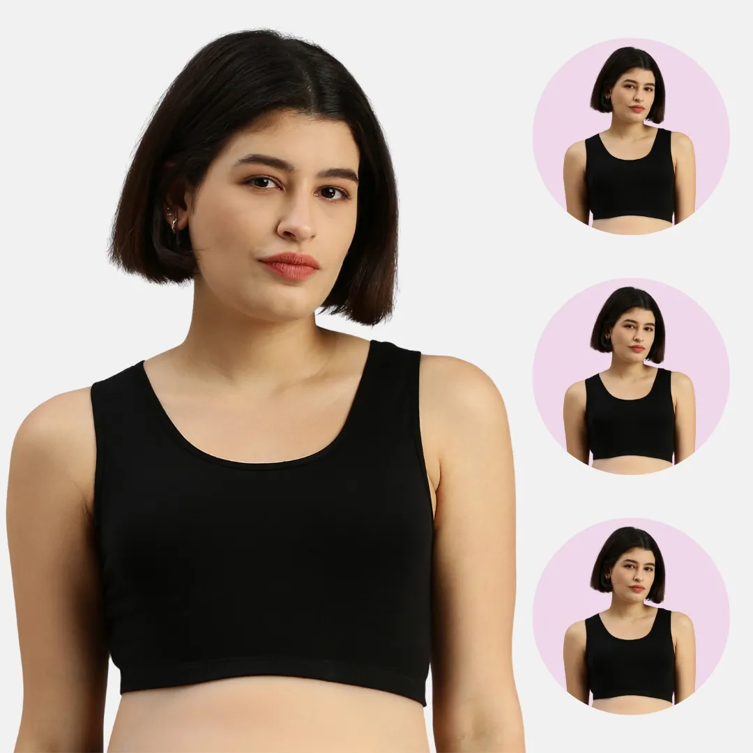 Pregnancy Bra | Racerback | No Underwire | Wide Straps | 3-Pack - Image 11