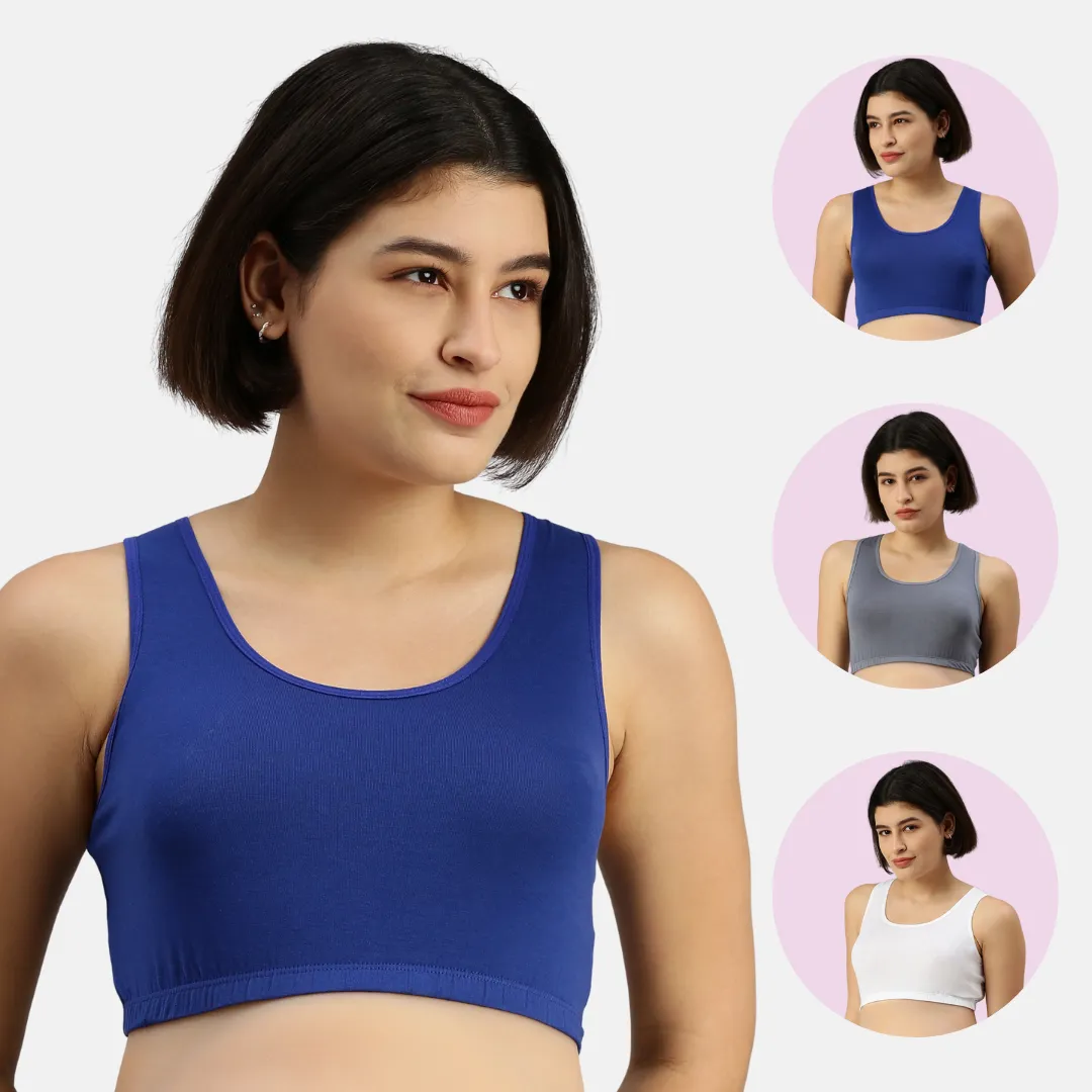 Pregnancy Bra | Racerback | No Underwire | Wide Straps | 3-Pack - Image 7