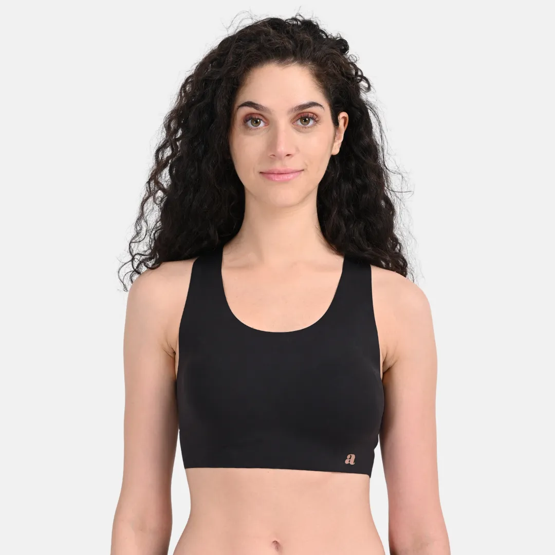 EzeFit Bra | Racerback | High Front Neck | T shirt Bra/Sports Bra | Seamless | Lightly Padded | Non Wired - Image 11