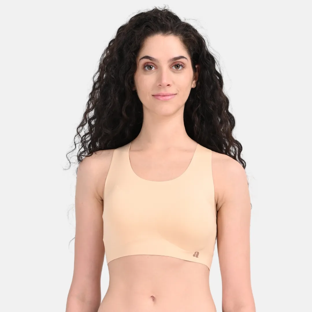 EzeFit Bra | Racerback | High Front Neck | T shirt Bra/Sports Bra | Seamless | Lightly Padded | Non Wired - Image 12