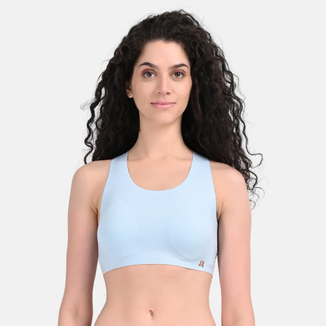 EzeFit Bra | Racerback | High Front Neck | T shirt Bra/Sports Bra | Seamless | Lightly Padded | Non Wired - Image 14