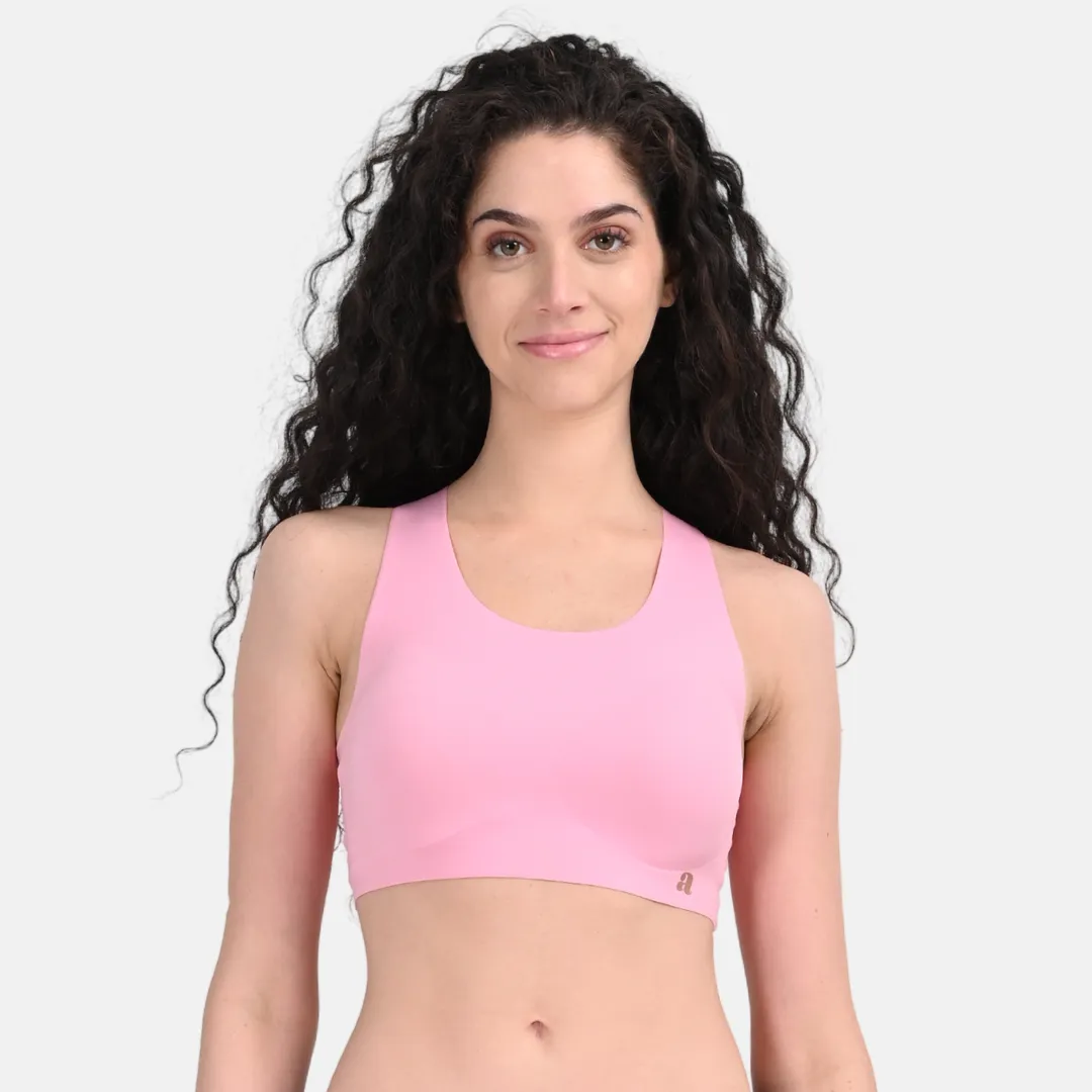 EzeFit Bra | Racerback | High Front Neck | T shirt Bra/Sports Bra | Seamless | Lightly Padded | Non Wired - Image 15