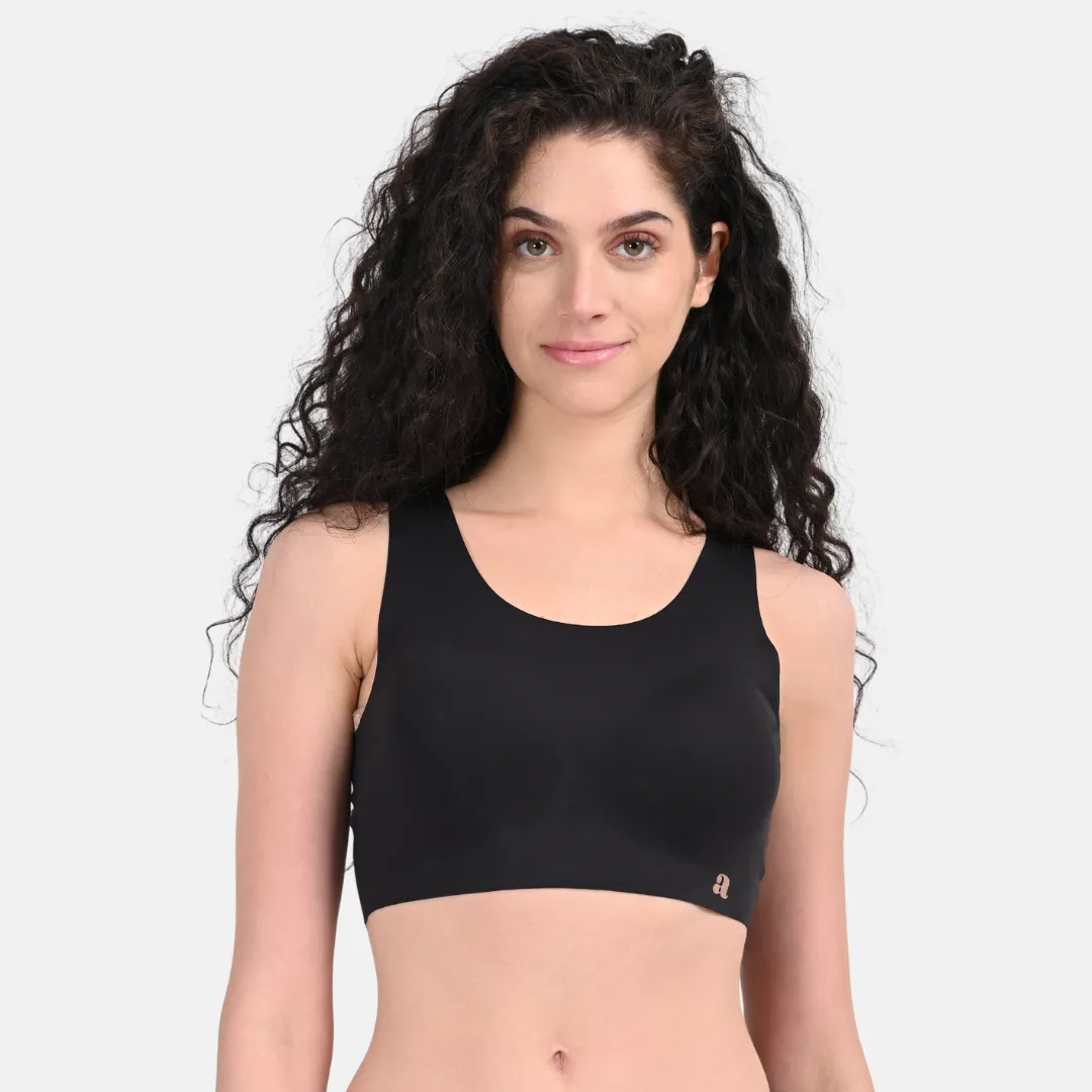 EzeFit Bra | U Back | Seamless | Fabric Shoulder | T shirt Bra/Sports Bra | Removable Pads | Non Wired - Image 12