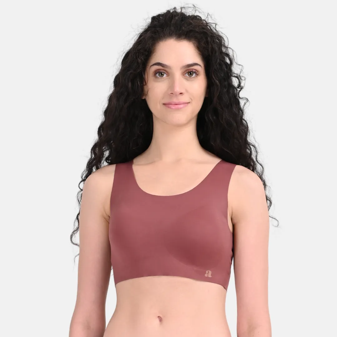 EzeFit Bra | U Back | Seamless | Fabric Shoulder | T shirt Bra/Sports Bra | Removable Pads | Non Wired - Image 16
