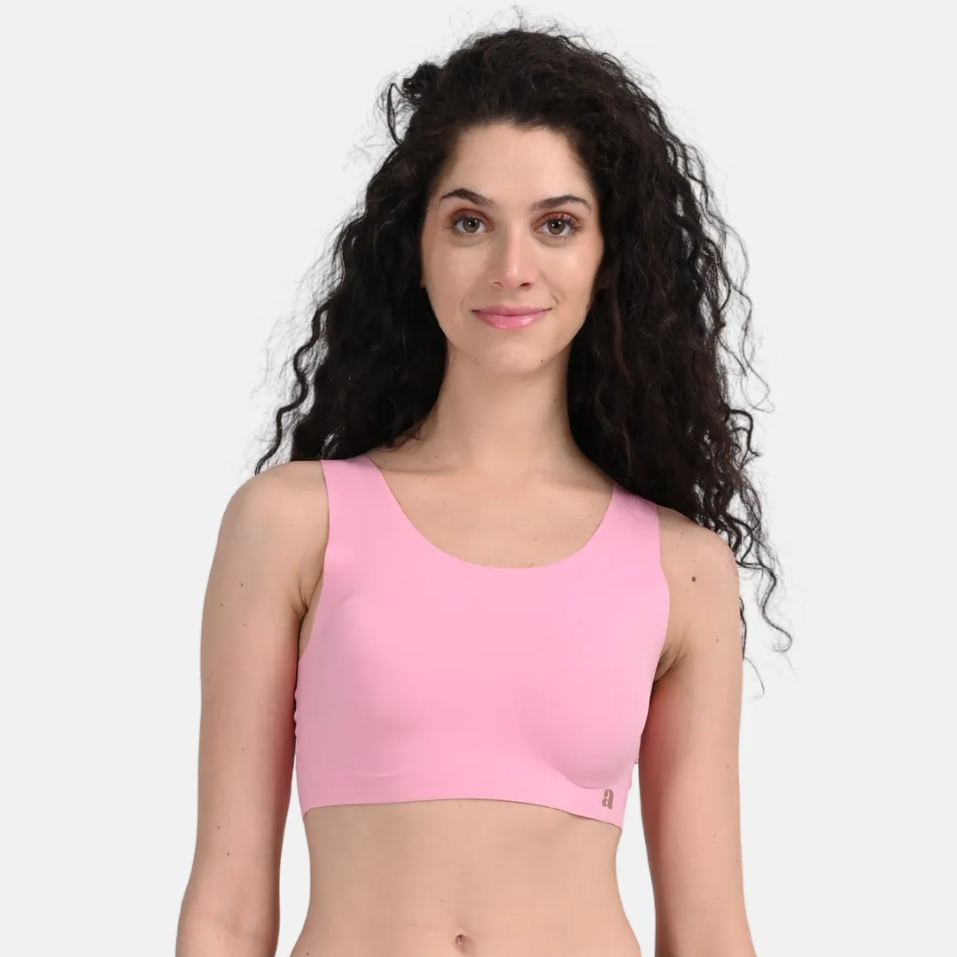 EzeFit Bra | U Back | Seamless | Fabric Shoulder | T shirt Bra/Sports Bra | Removable Pads | Non Wired - Image 17