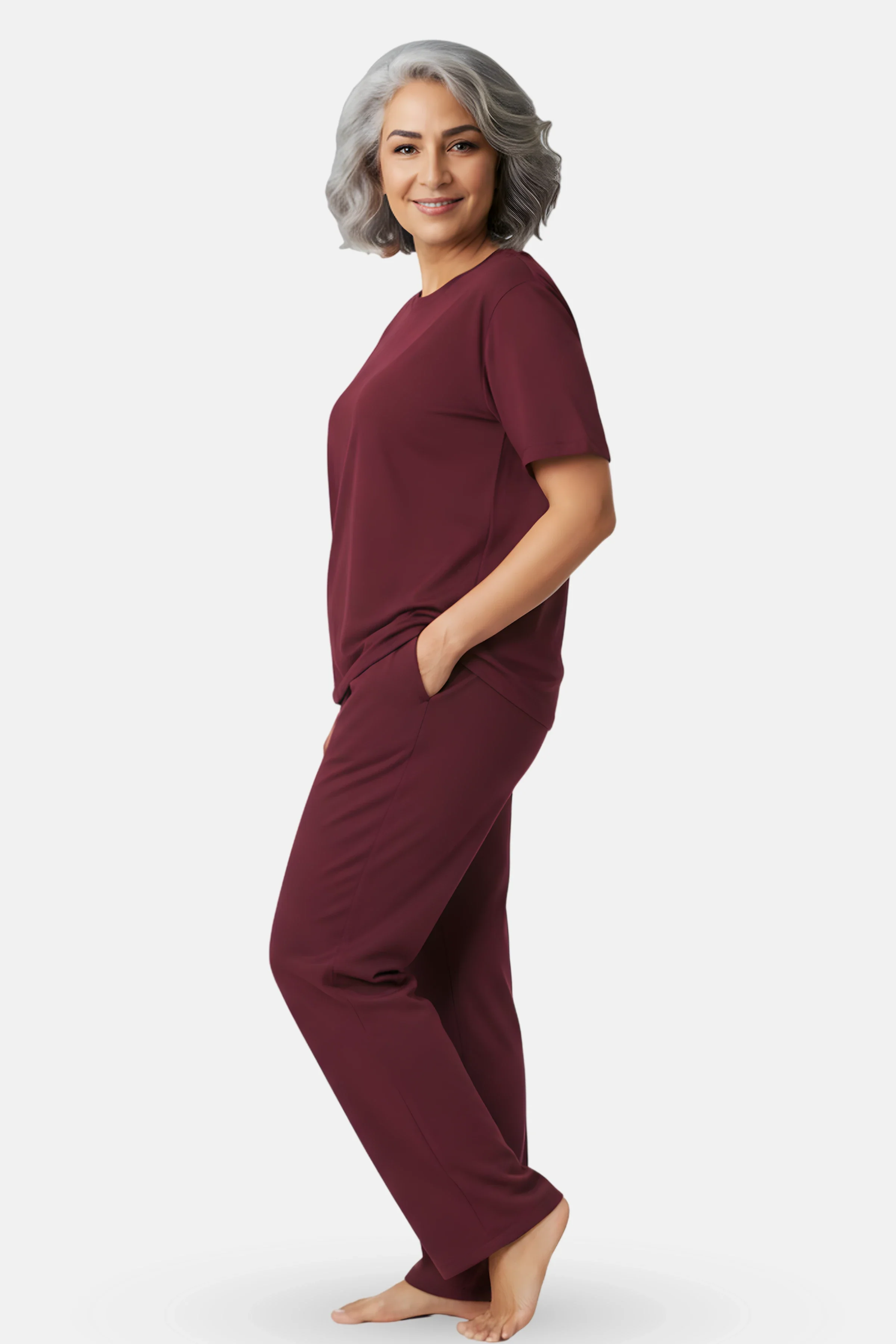 Pyjama Set | T-shirt & Pyjama | Cotton Blend | Relaxed Fit | Elasticated Waistband