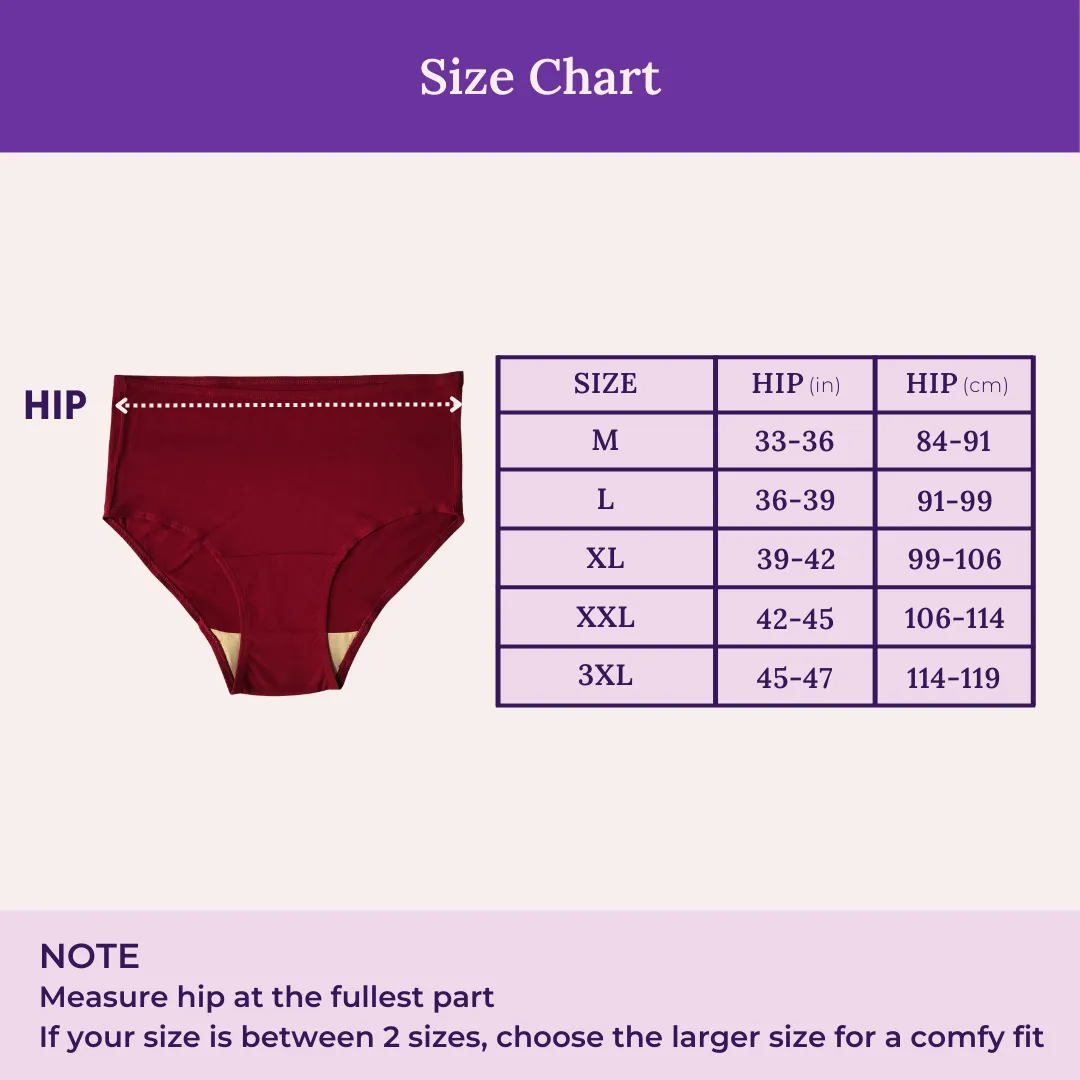 Hygiene Underwear | High Waist | Brief Fit | Prevents UTIs - Image 3