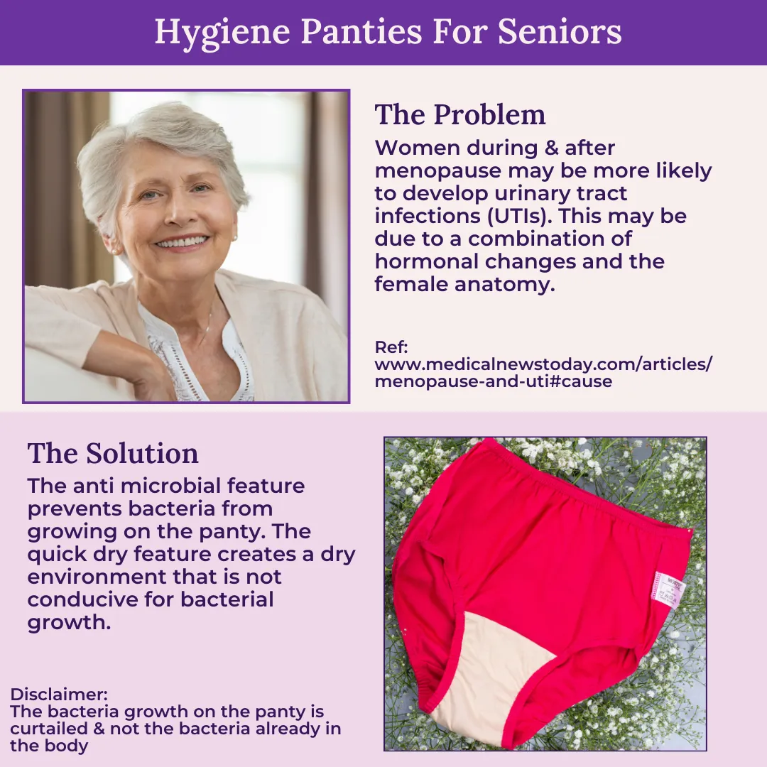 Hygiene Underwear | High Waist | Brief Fit | Prevents UTIs - Image 7