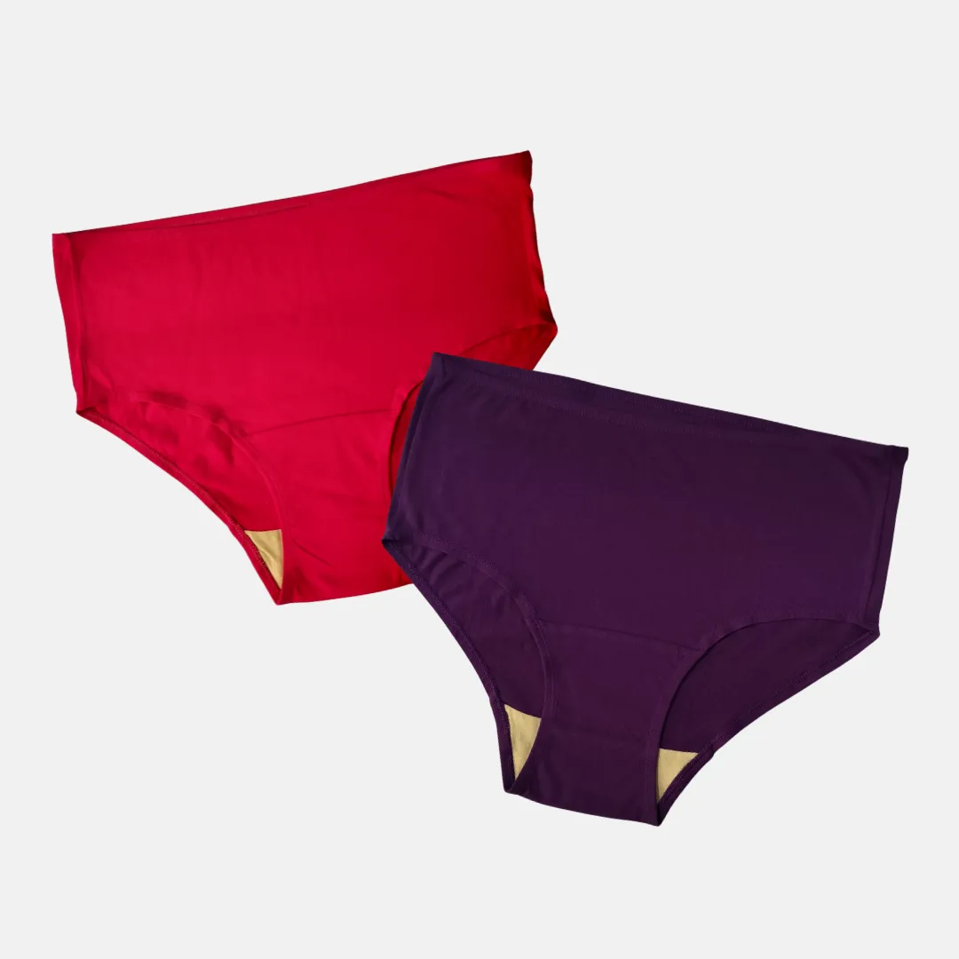Hygiene Underwear | High Waist | Brief Fit | Prevents UTIs | Pack Of 2 - Image 12
