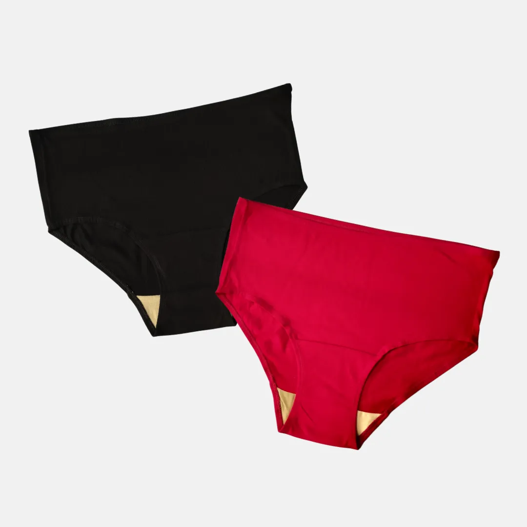 Hygiene Underwear | High Waist | Brief Fit | Prevents UTIs | Pack Of 2 - Image 13