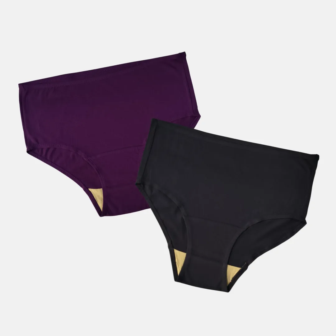 Hygiene Underwear | High Waist | Brief Fit | Prevents UTIs | Pack Of 2 - Image 8