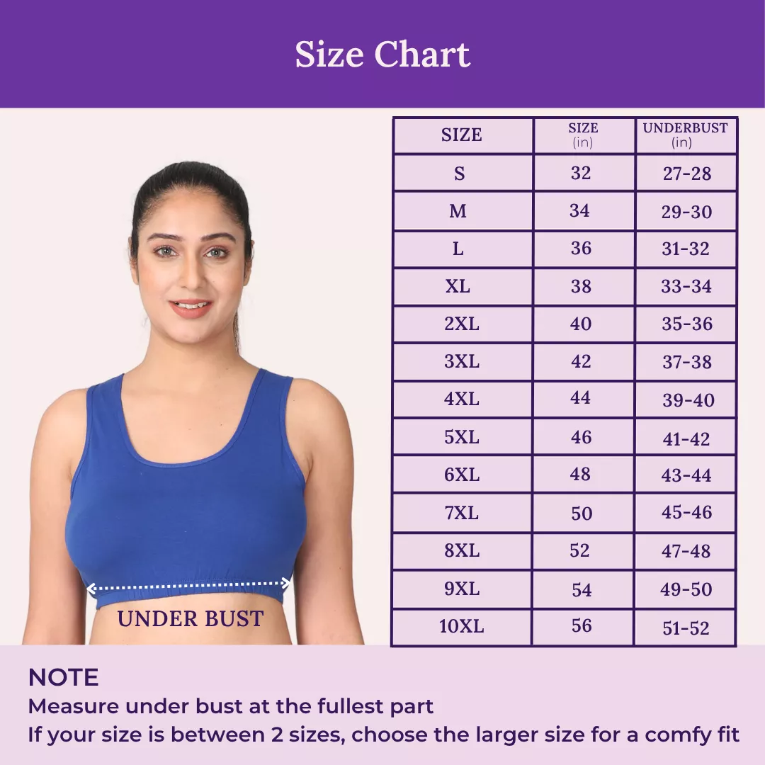 Sleep Bra | Lounge Bra | Non Padded | Non Wired | Full Coverage | Racerback | Pack Of 2 - Image 4