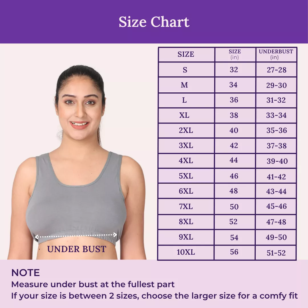 Sleep Bra | Lounge Bra | Non Padded | Non Wired | Full Coverage | Racerback | Pack Of 2 - Image 4