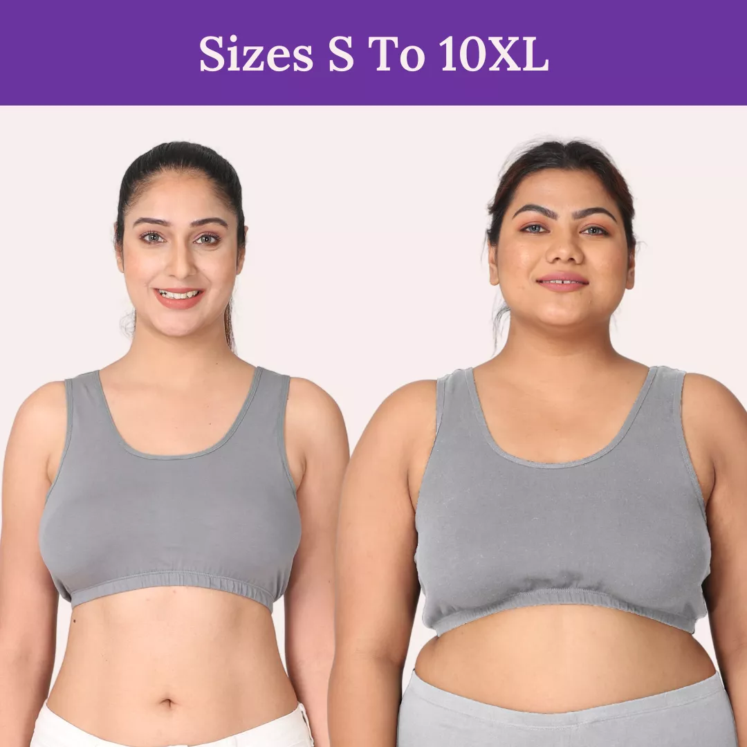 Sleep Bra | Lounge Bra | Non Padded | Non Wired | Full Coverage | Racerback | Pack Of 2 - Image 9