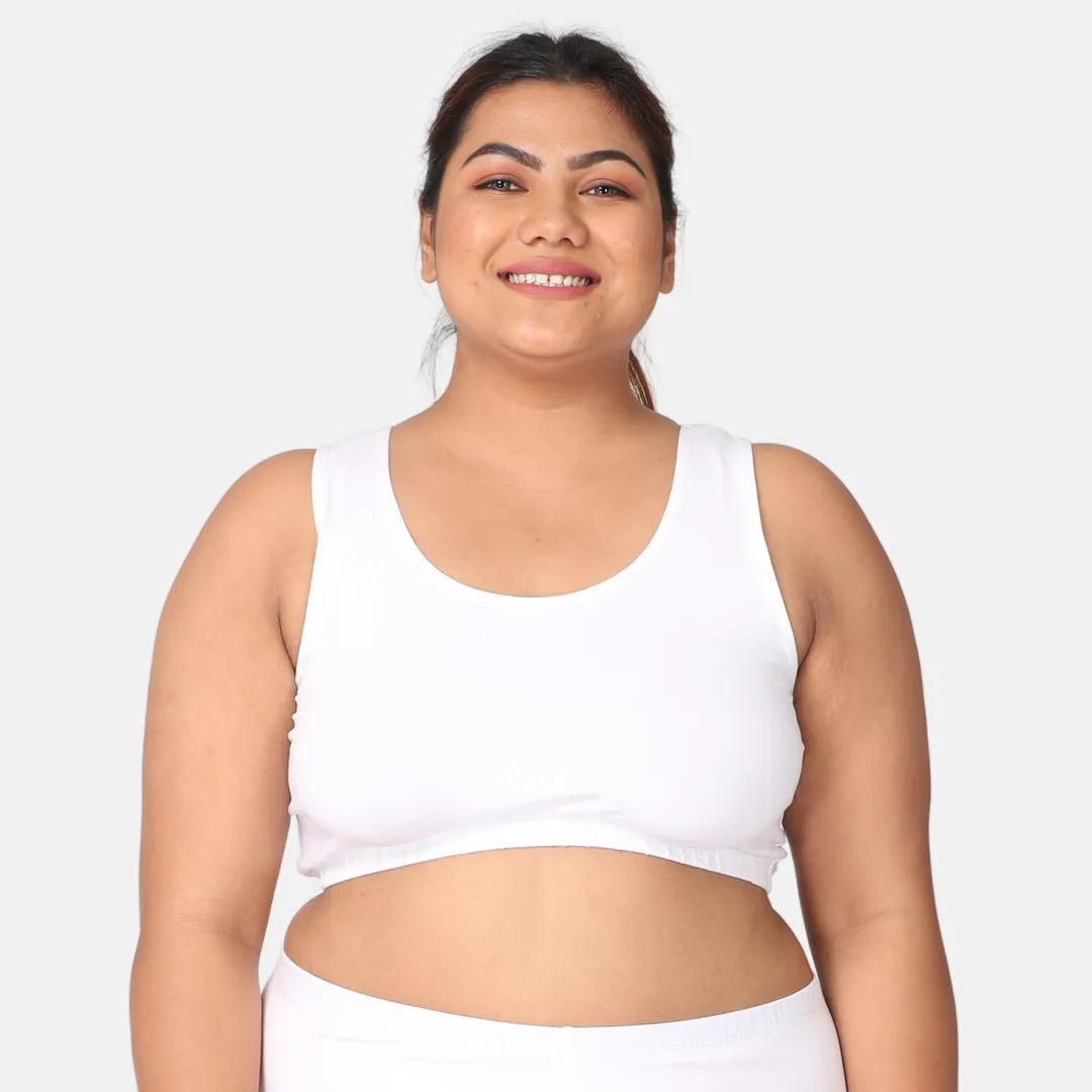Sleep Bra For Large Breasts | Lounge Bra For Large Breasts | Non Padded | Non Wired | Full Coverage | Racerback