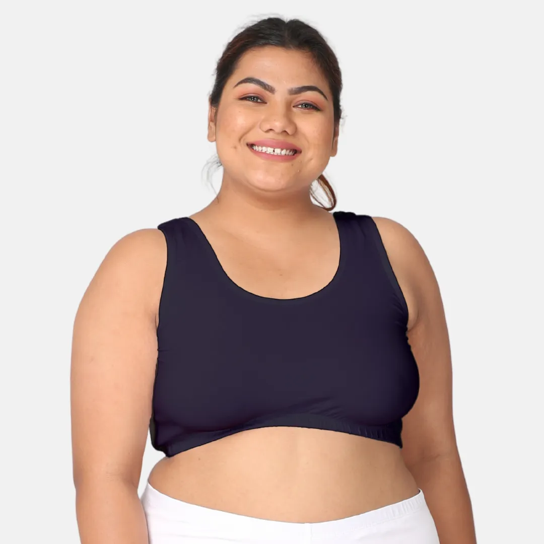 Sleep Bra For Large Breasts | Lounge Bra For Large Breasts | Non Padded | Non Wired | Full Coverage | Racerback - Image 12