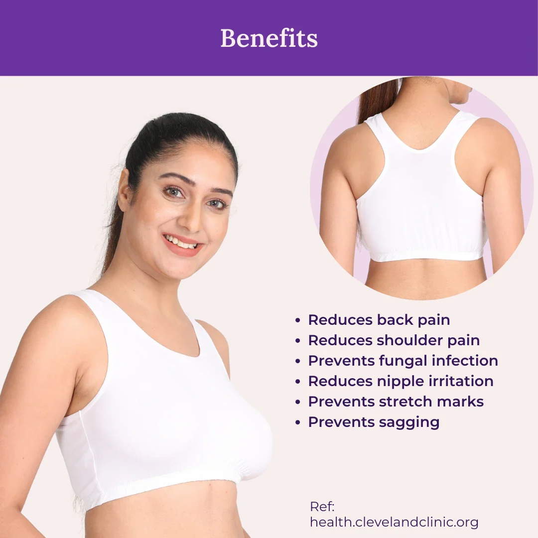Sleep Bra | Lounge Bra | Non Padded | Non Wired | Full Coverage | Racerback | Pack Of 3 - Image 3