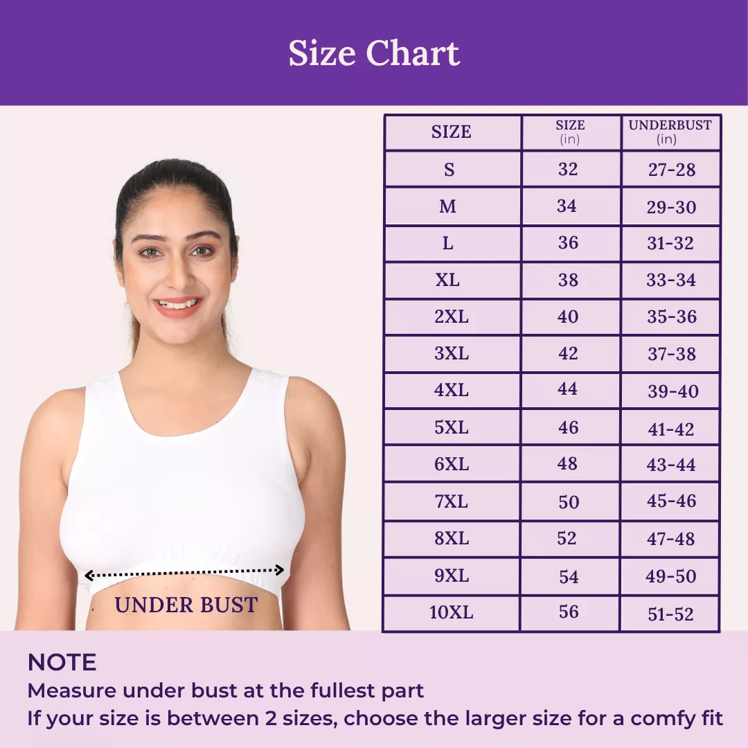 Sleep Bra | Lounge Bra | Non Padded | Non Wired | Full Coverage | Racerback | Pack Of 3 - Image 4