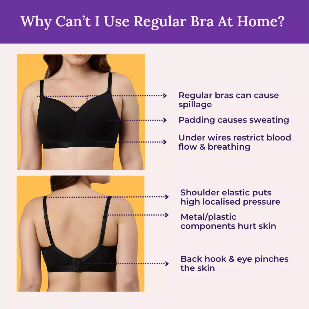 Sleep Bra | Lounge Bra | Non Padded | Non Wired | Full Coverage | Racerback | Pack Of 2 - Image 5